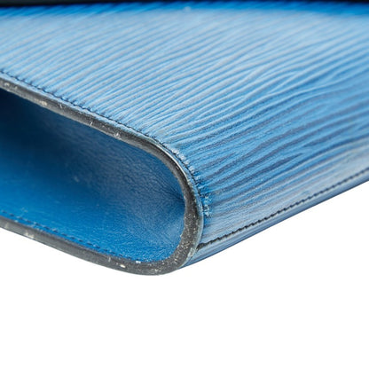 Louis Vuitton Epi Art Deco Clutch Bag M52635 Toledo Blue Leather