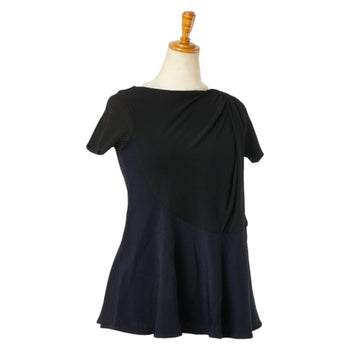 Balenciaga Tunic Size: 34 Black Navy Rayon