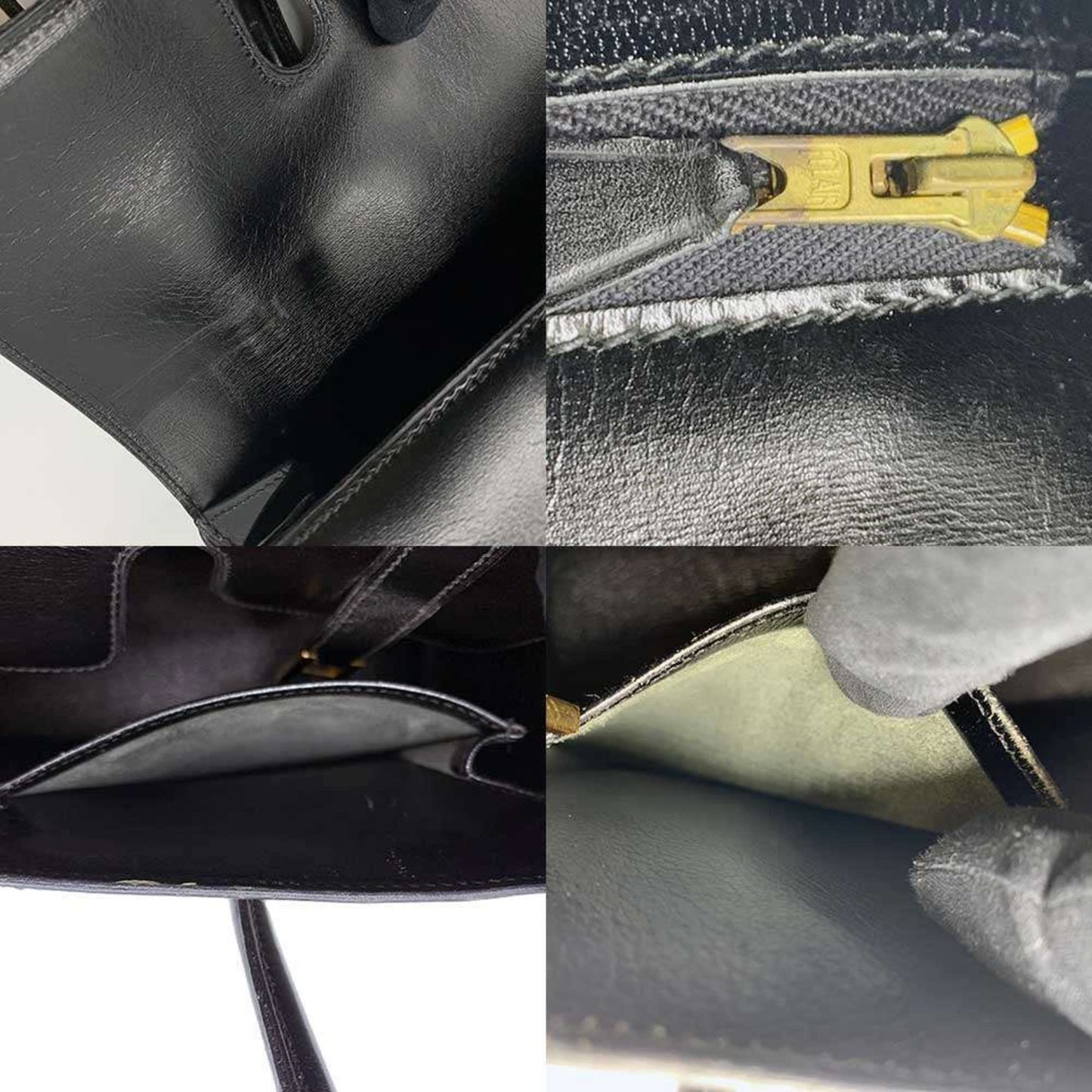 Hermes Drag 30 Box Scarf Leather Handbag