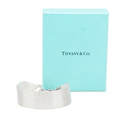 Tiffany & Co. Open Heart Toggle Chain Bracelet/Bangle In 925 Sterling Silver