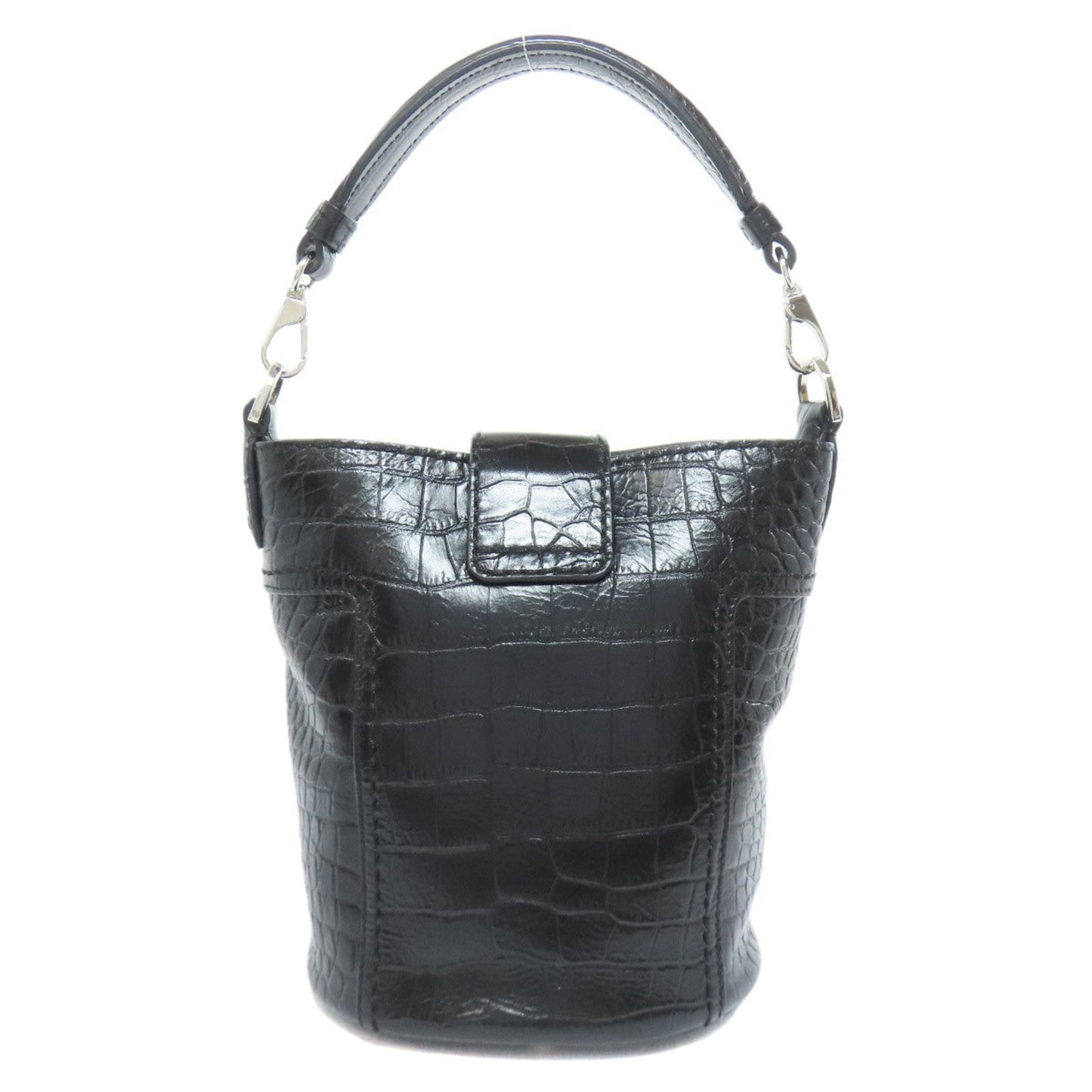 Tod'S Embossed Double T 2-Way Leather Handbag
