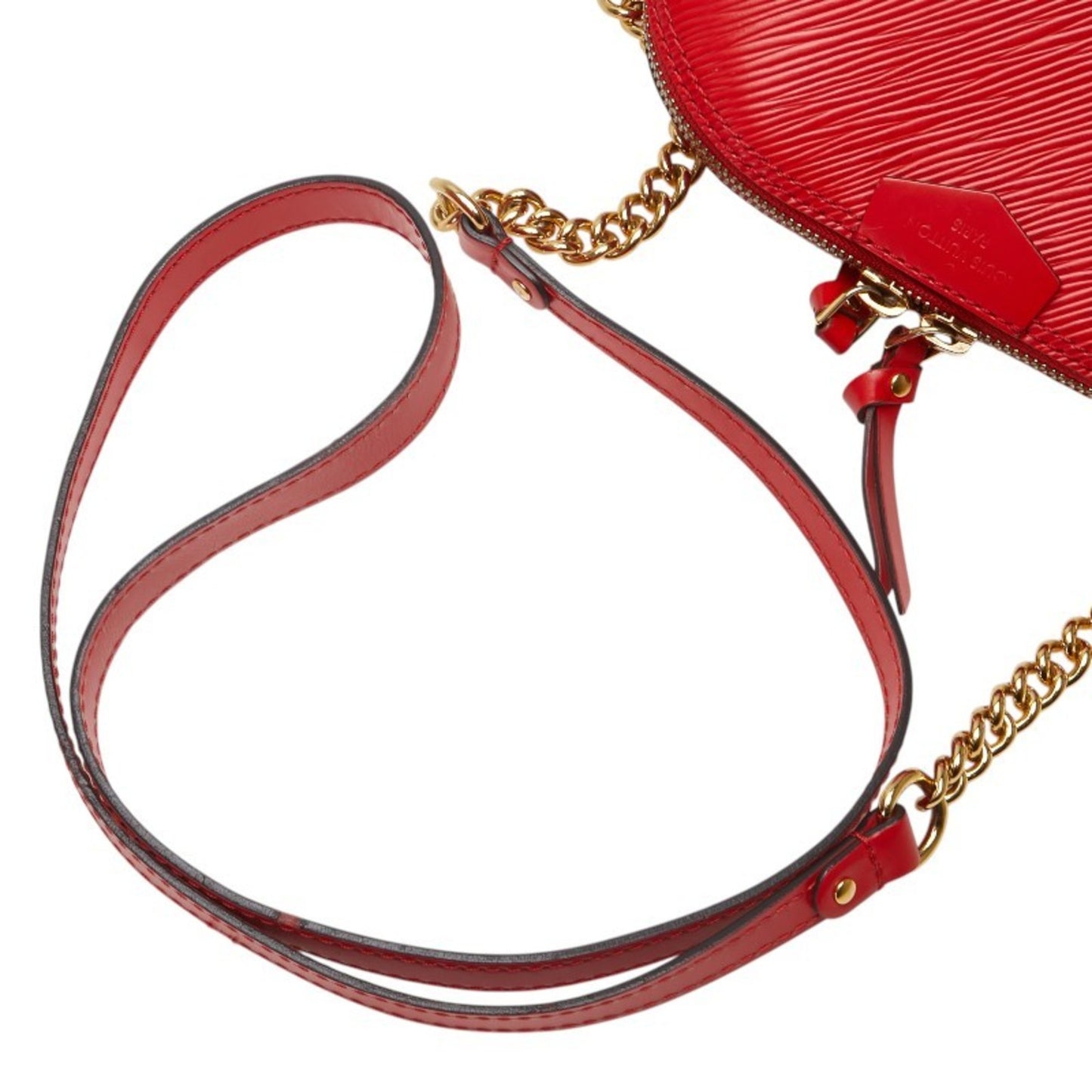 Louis Vuitton Epi Alma Mini Shoulder Bag M51404 Cocorico Red Leather