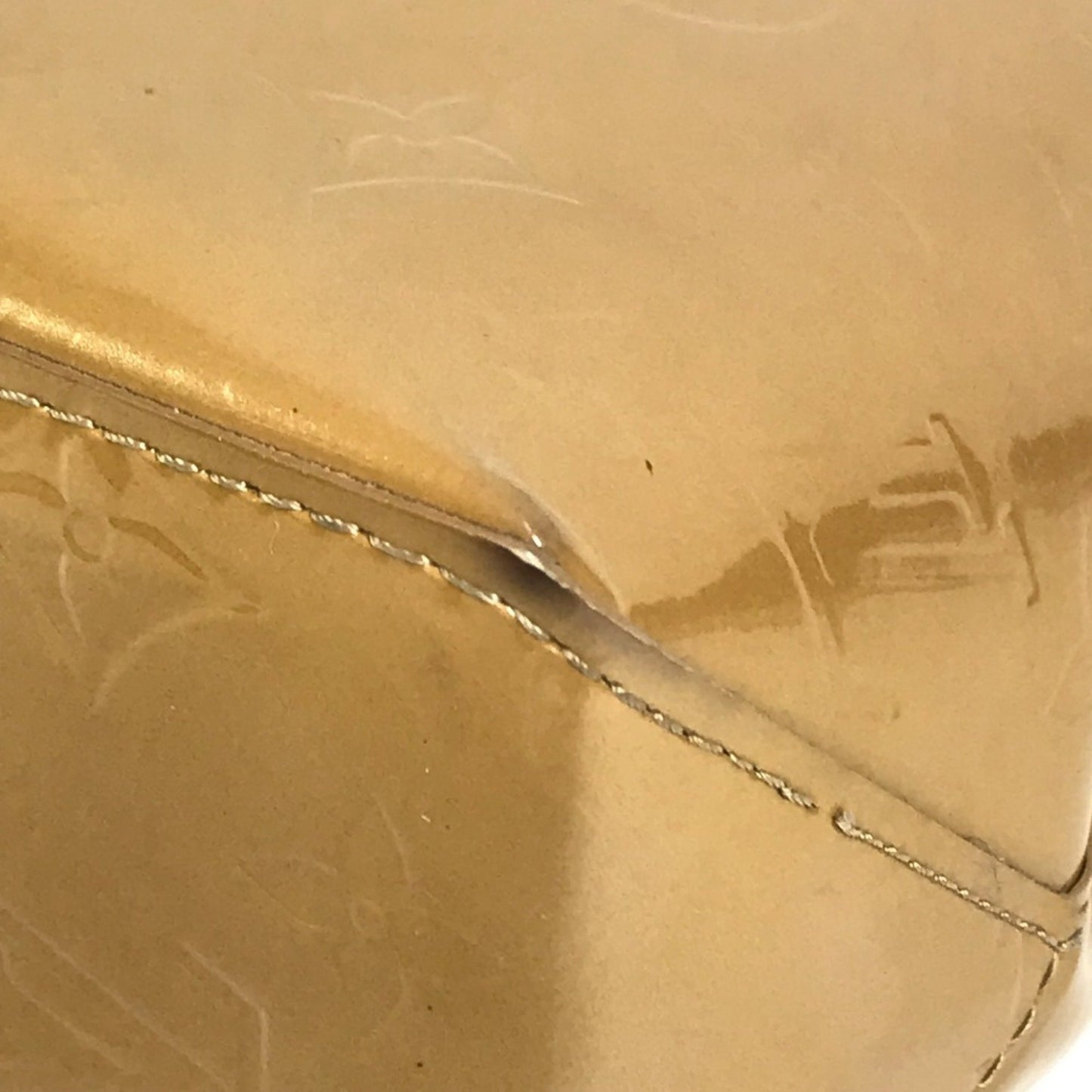 Louis Vuitton M91334 Monogram Vernis Reed Pm Tote Bag/Handbag In Canvas