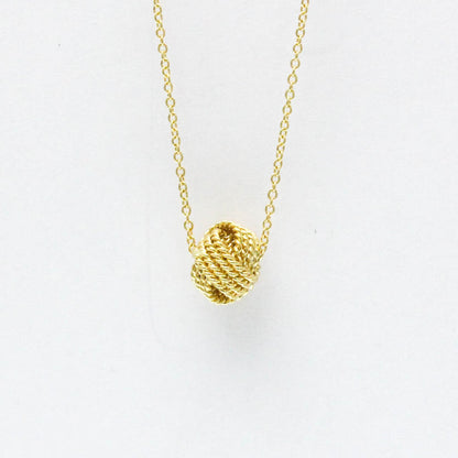 Tiffany Somerset Knot Twist Necklace Yellow Gold (18K) No Stone Men