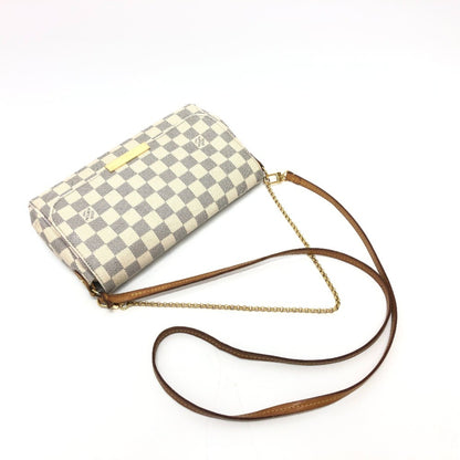 Louis Vuitton N41275 Damier Azur Favorite Mm 3-Way Bag
