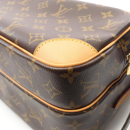 Louis Vuitton Nile Shoulder Bag Coated Canvas Leather Monogram