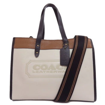 Coach C0777 Field Colorblock Handbag Leather