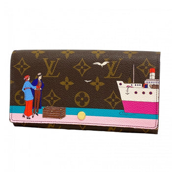Louis Vuitton Monogram Portefeuille Sarah Long Wallet M62137 Brown