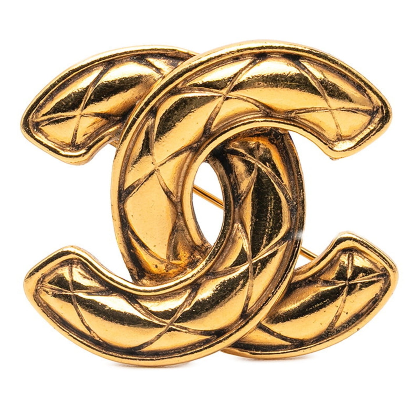 Chanel Matelasse Coco Mark Brooch