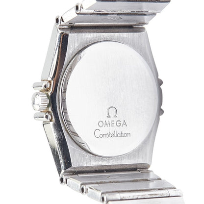 Omega Constellation Watch Quartz Silver Dial Stainless Steel