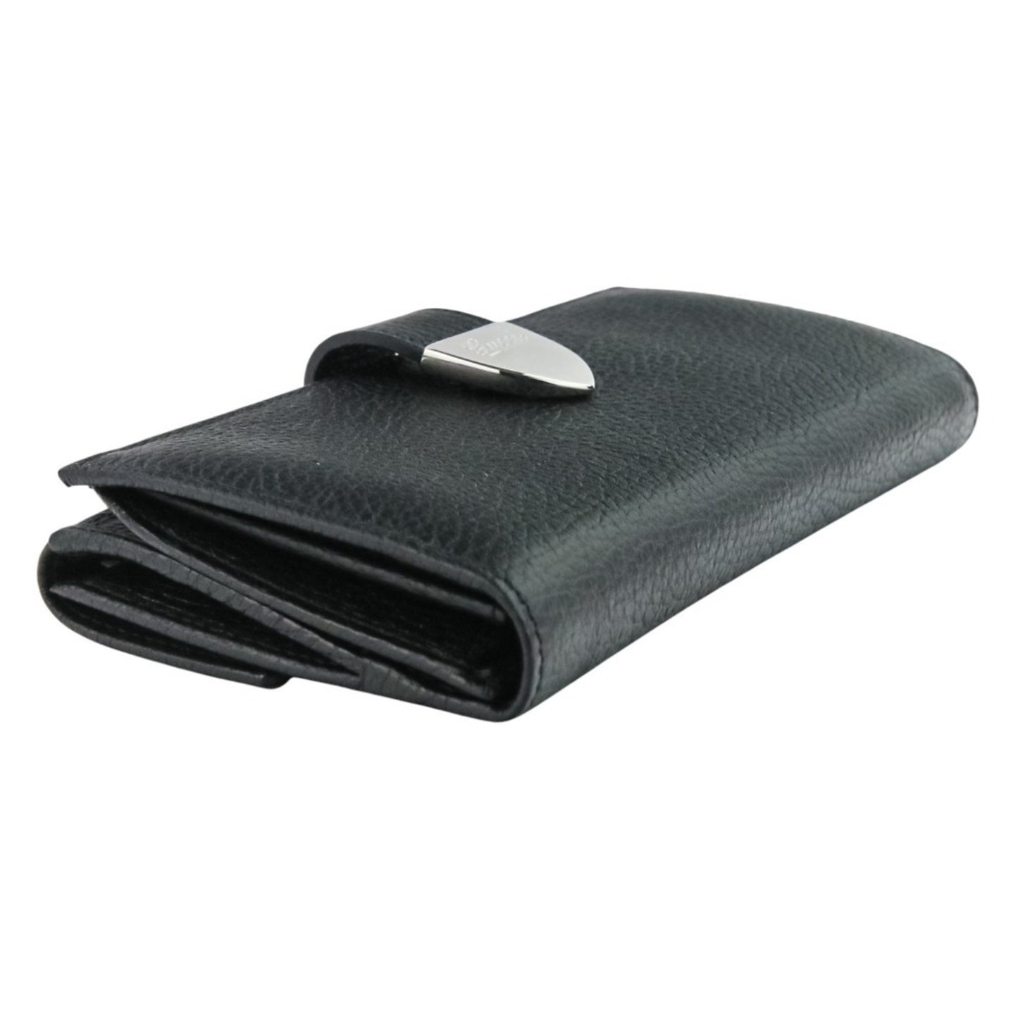 Gucci W-Hook Leather Long Wallet 231837 Black