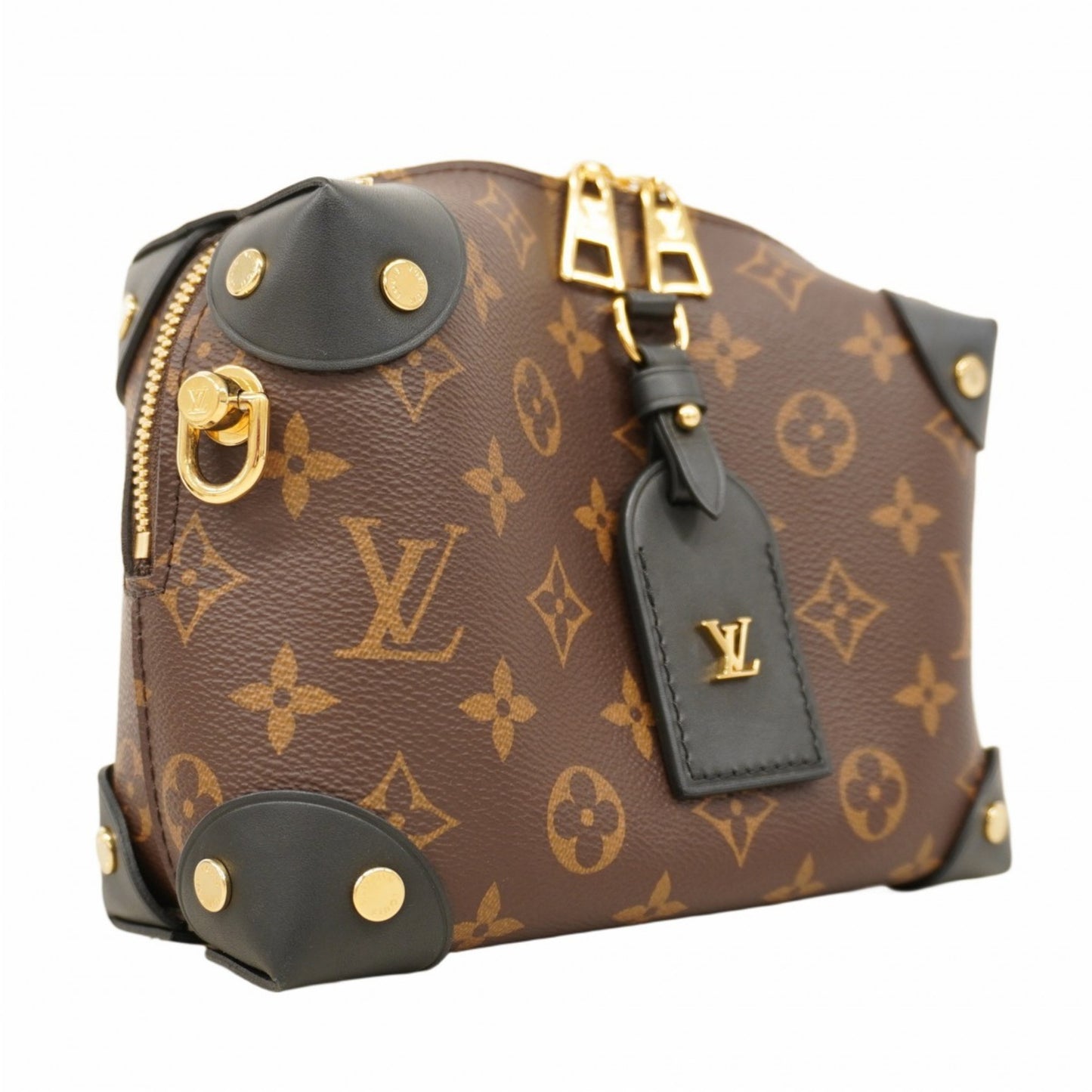 Louis Vuitton Monogram Petite Male Souple Handbag M45571 Brown 2-Way Bag