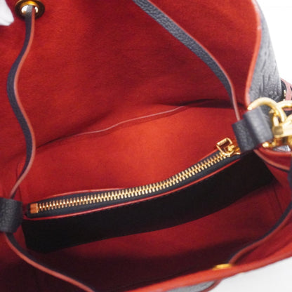 Louis Vuitton Monogram Empreinte Neonoe Handbag M45306 Marine Rouge 2-Way Bag