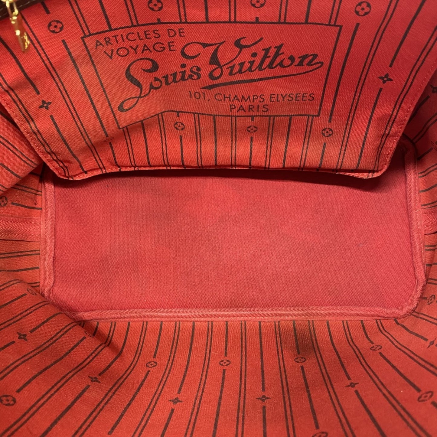 Louis Vuitton Damier Neverfull Mm Tote Bag N51105 Ebene