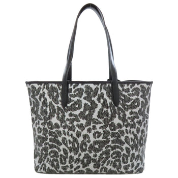 Michael Kors Mk Signature Leopard Print Leather Tote Bag