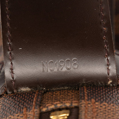 Louis Vuitton Damier Naviglio Shoulder Bag N45255 Brown Leather