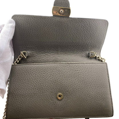 Gucci 510314 Chain Wallet Shoulder Bag Gray