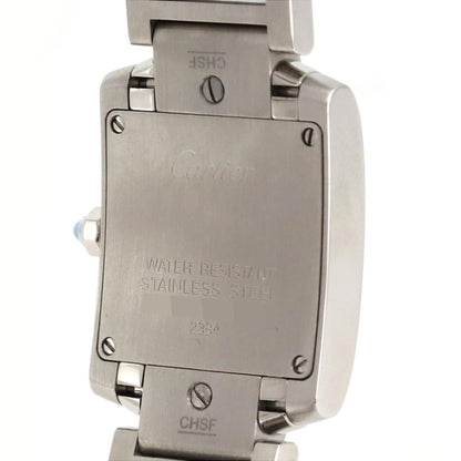 Cartier Tank Franaise Sm W51008Q3 Stainless Steel Quartz Watch