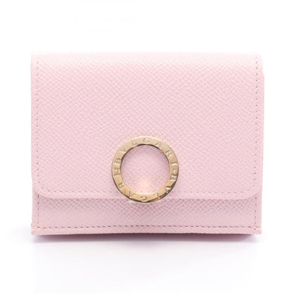 Bvlgari Clip Tri-Fold Wallet Leather