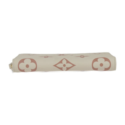 Louis Vuitton Louis Vuitton Zippy Wallet Long M81914 Monogram Empreinte Cream Rose Trianon Round