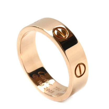 Cartier K18Pg Pink Gold Love Ring