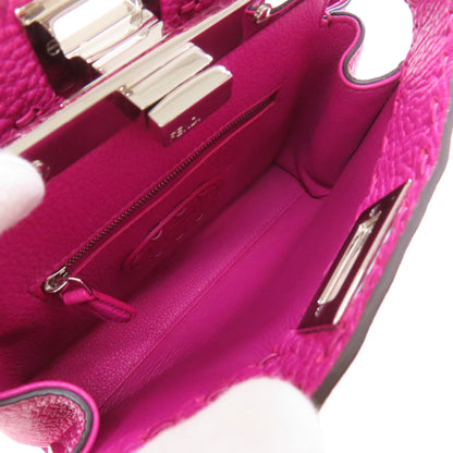 Fendi Mini Peekaboo 2-Way Handbag In Calfskin