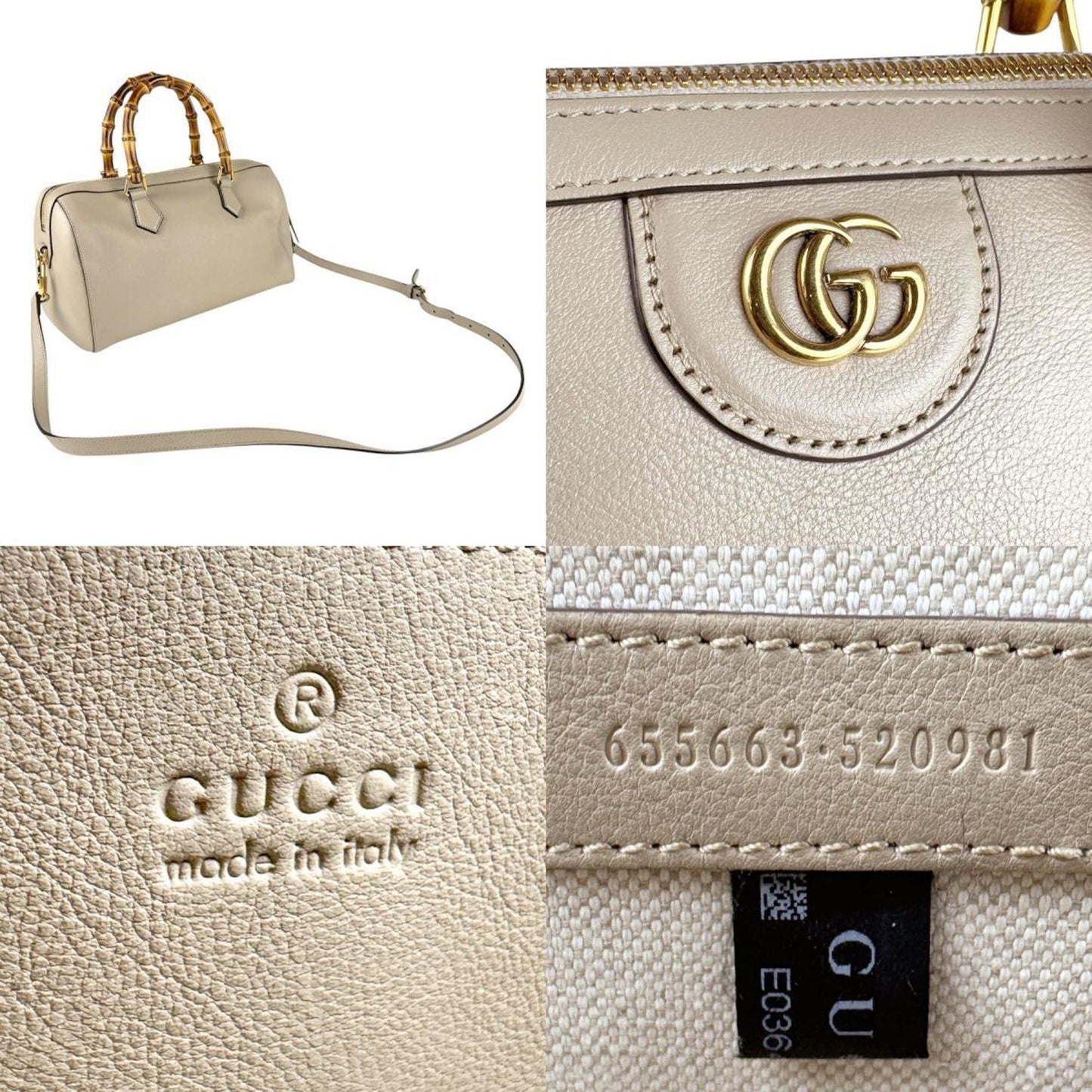 Gucci Diana Bamboo Leather Shoulder Bag/Handbag