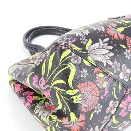 Loewe Limited Edition Flower Print Leather Tote Bag