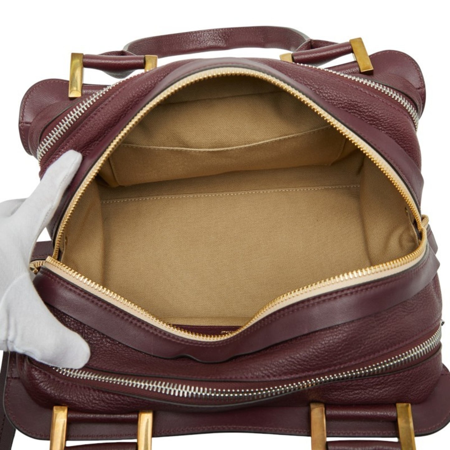 Chlo Chloe Dalston Handbag In Wine Red