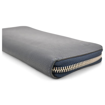 Louis Vuitton Taiga Vertical Blue Marine Long Wallet