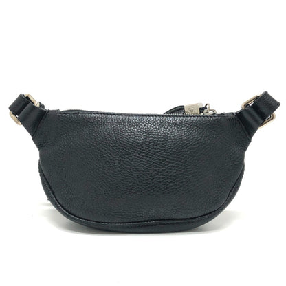 Chanel Chanel Logo Fringe Bag Shoulder Calf Leather