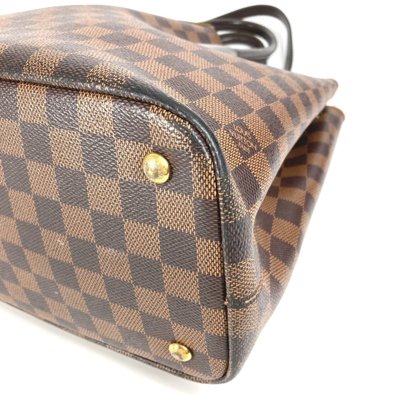 Louis Vuitton N41435 Damier Kensington Handbag/Tote/Shoulder Bag In Canvas