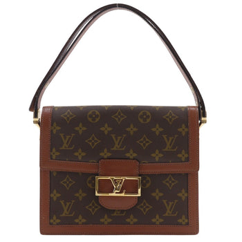 Louis Vuitton Sac Dauphine Shoulder Bag M51410 Monogram Canvas Brown A5 Flap
