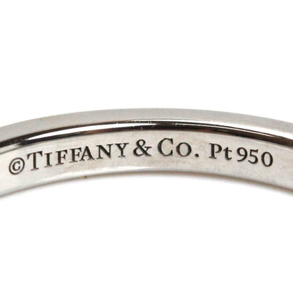 Tiffany&Co. Tiffany Pt950 Platinum Classic Band 3P Diamond Ring 61000895 Size 10 3.4G