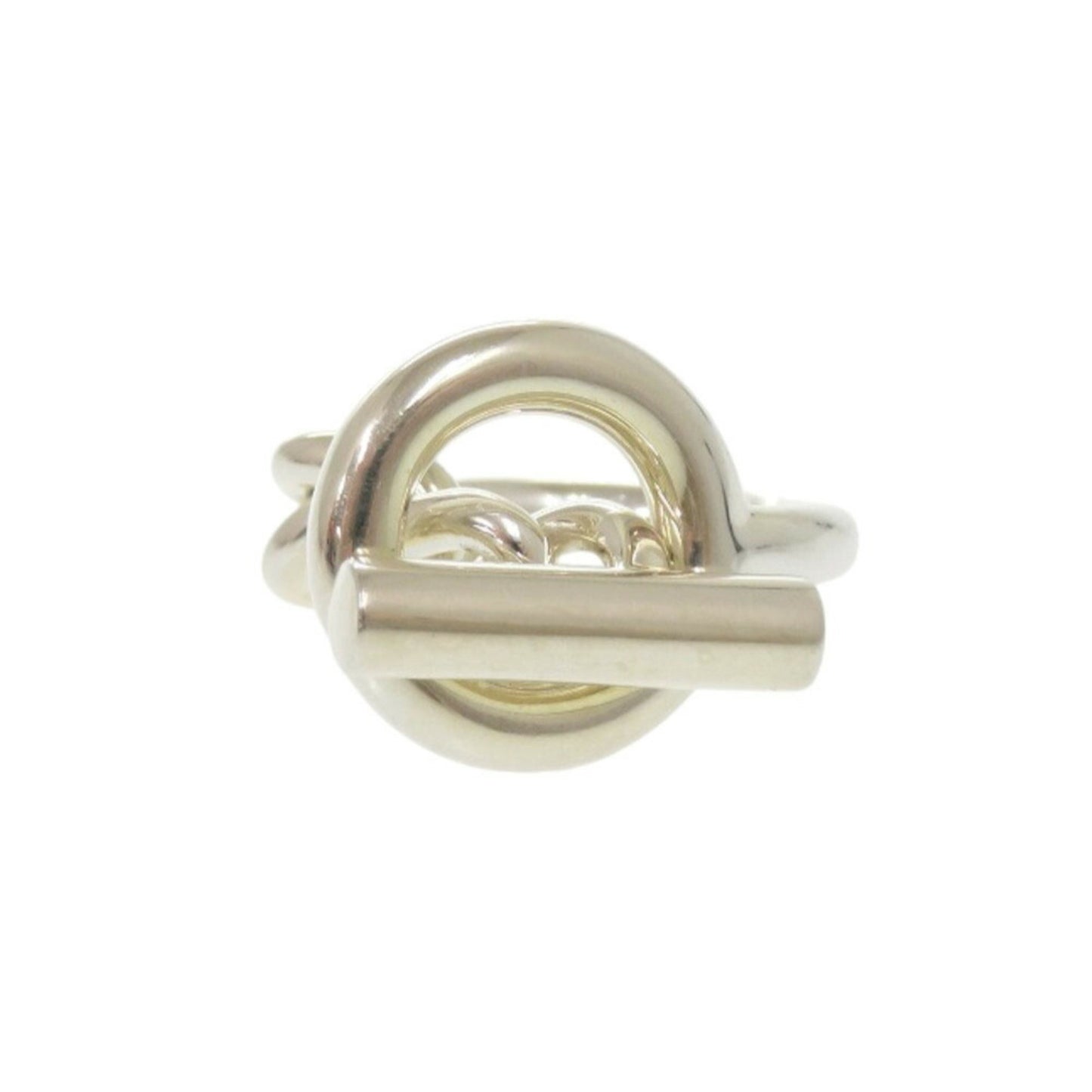 Hermes Croisette Silver 925 Size 51 Ring 1172Hermes