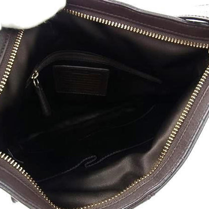 Coach Shoulder Bag F24685 Brown Leather