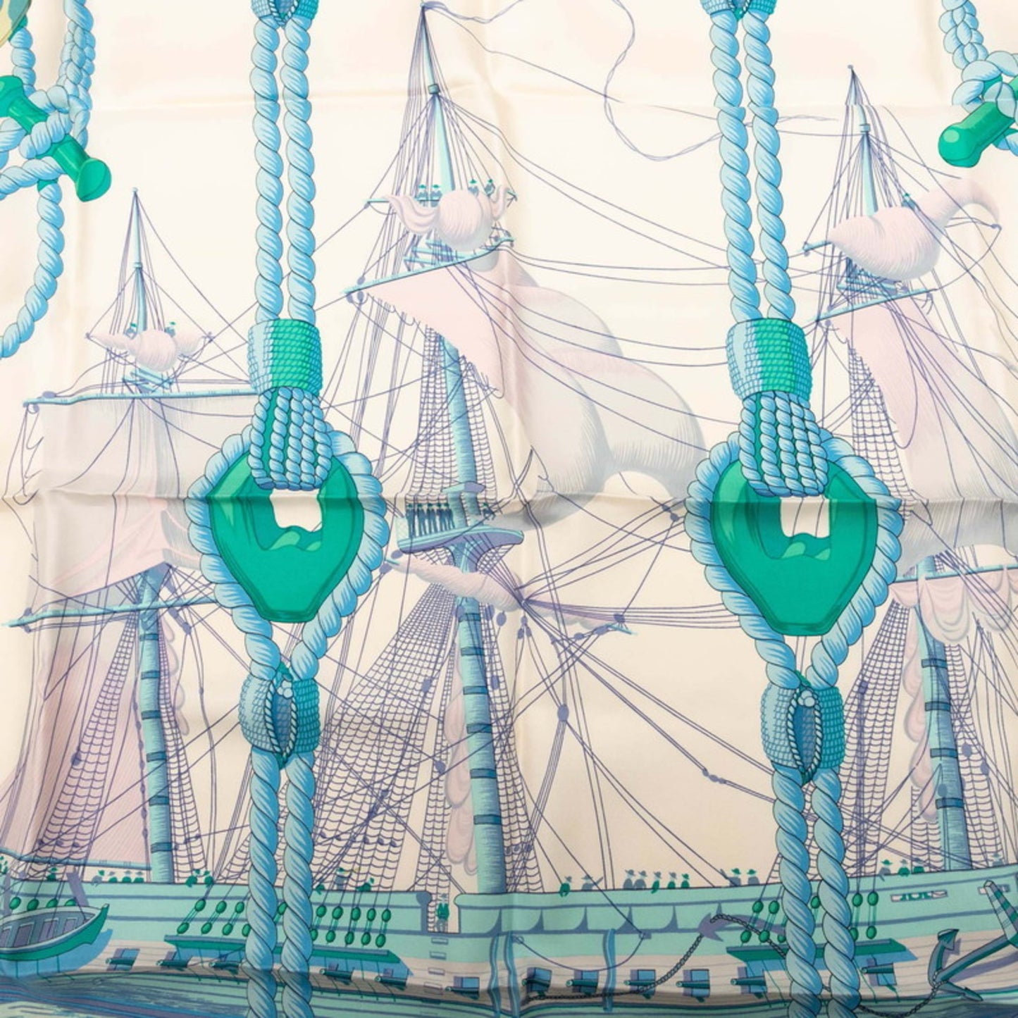 Hermes Herms Carr 90 Tribord Sailing Ship Scarf