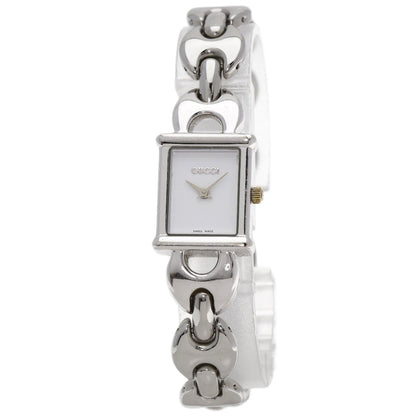 Gucci 1800L Square Face Watch Stainless Steel/Ss