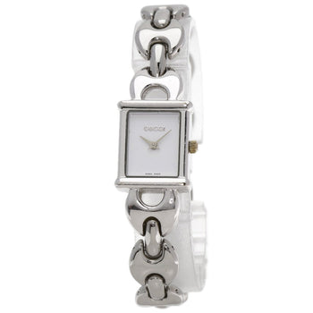 Gucci 1800L Square Face Watch Stainless Steel/Ss