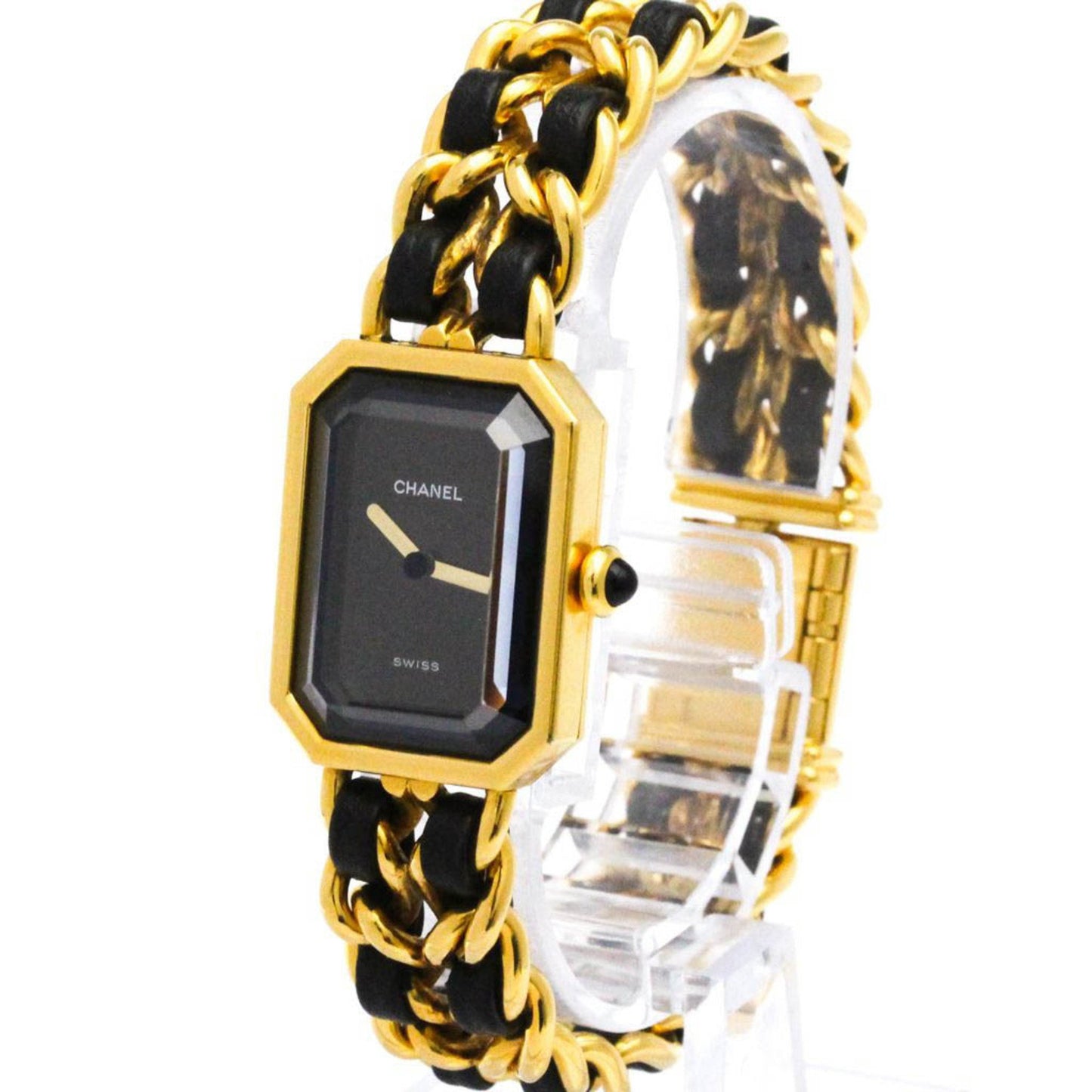 Chanel Premiere Size L Gold Plated Quartz