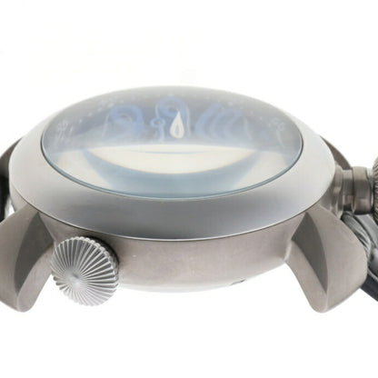 Gaga Milano Manuale Diving 48Mm 5040.4 Black Blue Automatic Watch A-158399