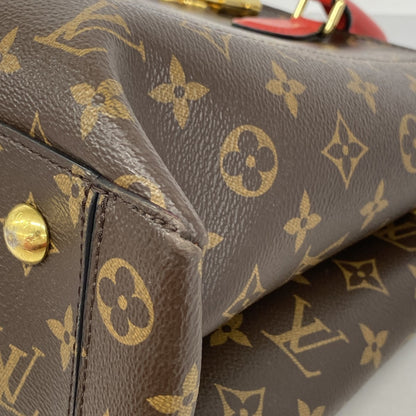 Louis Vuitton Monogram Flower Tote M43553 Brown Coquelicot 2-Way Bag