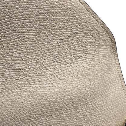 Valextra Handbag Iside Mini Leather 2Way Shoulder Bag White