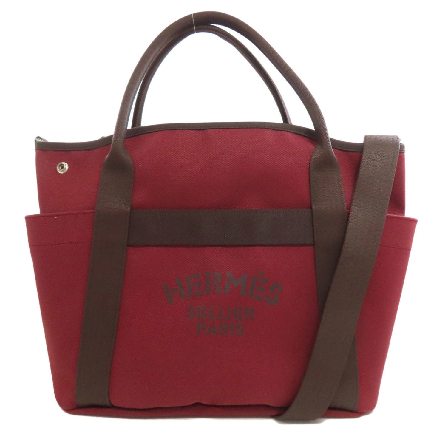 Hermes Herms Sac De Pansage Groom 2-Way Tote Bag Canvas