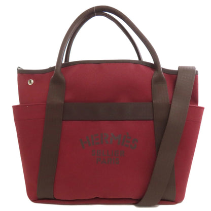 Hermes Herms Sac De Pansage Groom 2-Way Tote Bag Canvas