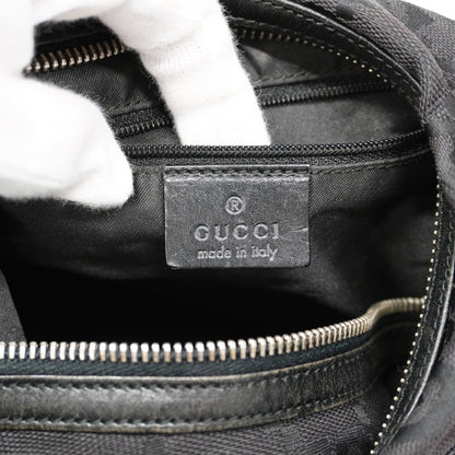 Gucci Gg Canvas Shoulder Bag 001 3814 Black
