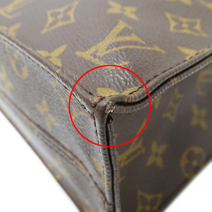 Louis Vuitton Monogram Sac Plat M51140 Women'S Tote Bag/Handbag