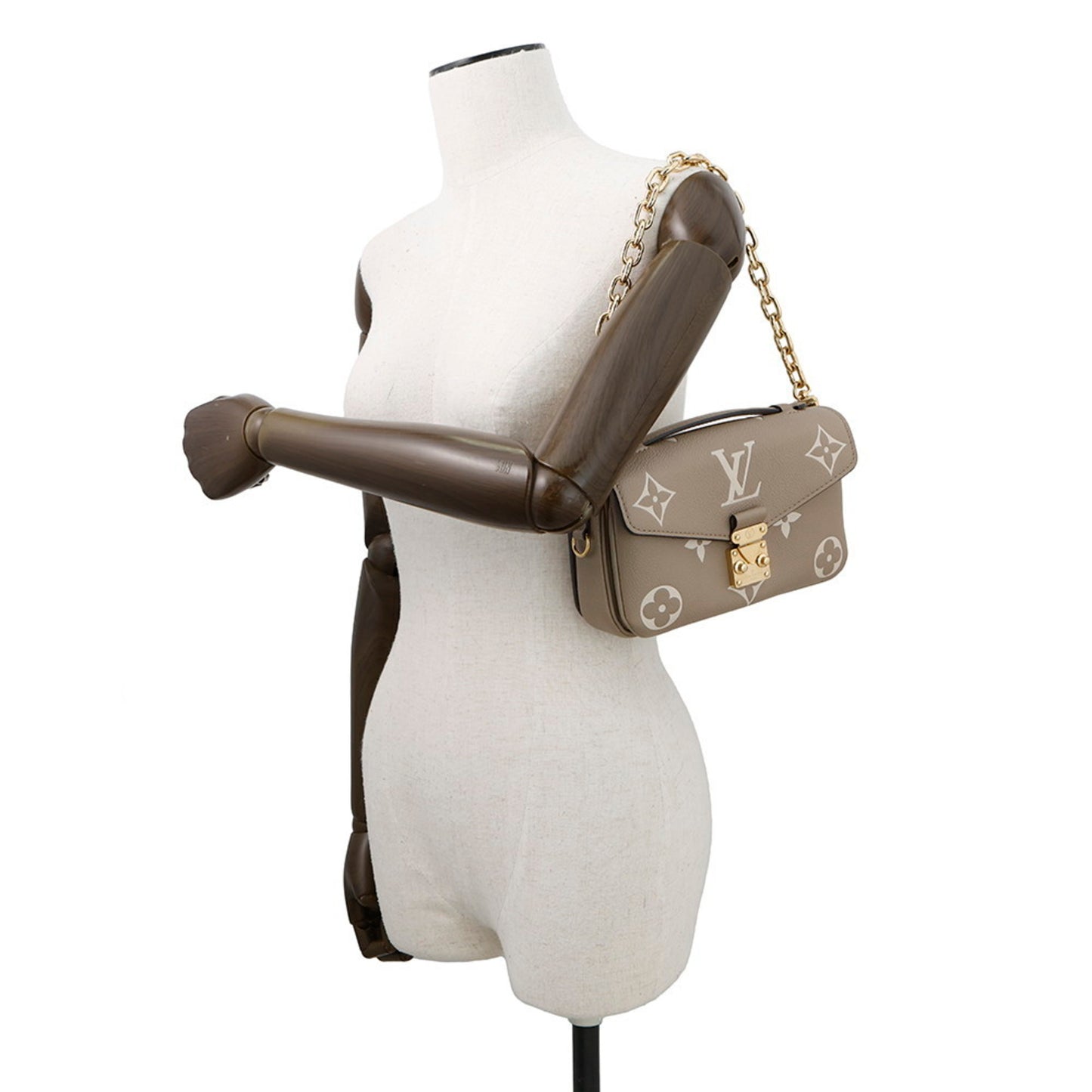 Louis Vuitton Monogram Empreinte Pochette Metis Ew M23081 2-Way Handbag