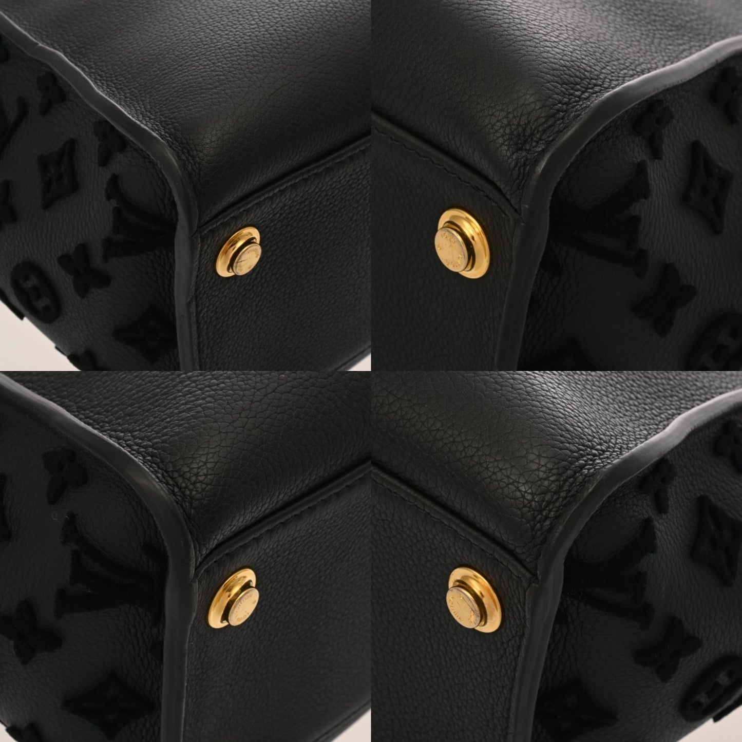 Louis Vuitton Monogram On My Side Mm 2-Way Noir M53826