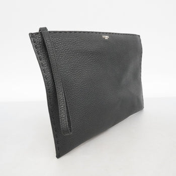 Leather Fendi Clutch Bag